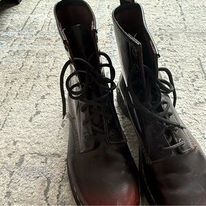 The Original Dr Martens size 42 Men's Brown Leather Boots